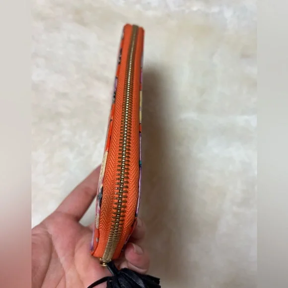 Loewe Butterfly Long Wallet With Black Tassels on Zipper - Picture 6 of 12